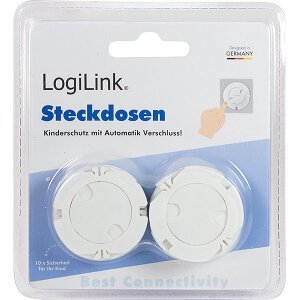 LOGILINK EC3002 CHILD PROTECTION SOCKET COVERS WITH AUTOMATIC CLOSURE