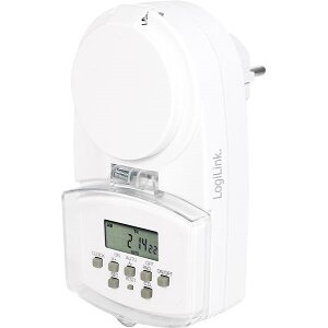 LOGILINK ET0008 DIGITAL TIME SWITCH, IP44, OUTDOOR