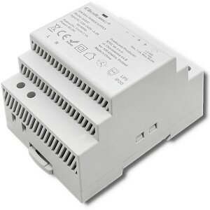 QOLTEC DIN RAIL POWER SUPPLY 85.2W 12V 7.1A GRAY