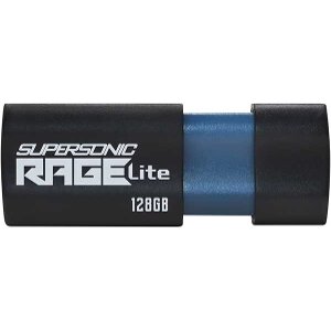 PATRIOT PEF128GRLB32U SUPERSONIC RAGE LITE 128GB USB 3.2 GEN 1 FLASH DRIVE