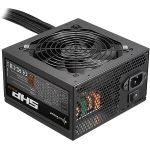 PSU SHARKOON ATX SHP 80 PLUS BRONZE RYZEN COMPATIBLE 120MM LOW NOISE FAN 500W