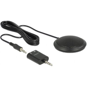 DELOCK 65873 CONDENSER TABLE MICROPHONE OMNIDIRECTIONAL FOR CONFERENCE
