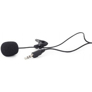 GEMBIRD MIC-C-01 CLIP-ON 3.5 MM MICROPHONE BLACK