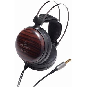 AUDIO TECHNICA ATH-W5000 AUDIOPHILE CLOSED-BACK DYNAMIC WOODEN HEADPHONES