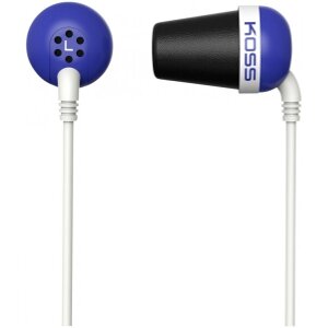 KOSS THE PLUG COLORS IN EAR HEADPHONES BLUE