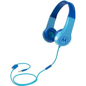 MOTOROLA SQUADS 200 BLUE ΟN EAR ΠΑΙΔΙΚΑ ΑΚΟΥΣΤΙΚΑ HANDS FREE ΜΕ SPLITTER