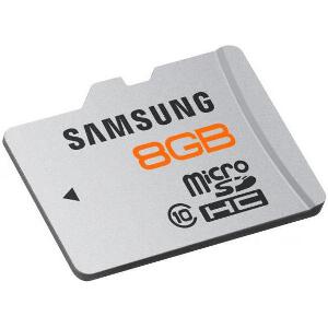 SAMSUNG 8GB MICRO SECURE DIGITAL HIGH CAPACITY CLASS 10 WITH ADAPTER
