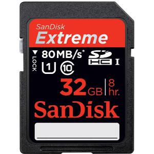 SANDISK EXTREME PLUS SDHC UHS-I CARD 32GB CLASS 10 SDSDXS-032G