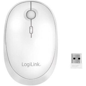 LOGILINK ID0205 WIRELESS & BLUETOOTH DUAL MODE MOUSE 2.4GHZ 1000/1600DPI WHITE