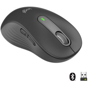 LOGITECH 910-006239 SIGNATURE M650 WIRELESS MOUSE LEFT-HANDED LARGE GRAPHITE