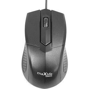 MAXLIFE HOME OFFICE MXHM-01 OPTICAL MOUSE 1000 DPI 1,2 M BLACK