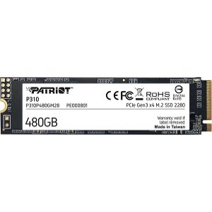 SSD PATRIOT P310P480GM28 P310 480GB NVME PCIE GEN3 X4 M.2 2280