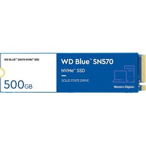 SSD WESTERN DIGITAL WDS500G3B0C BLUE SN570 500GB NVME M.2 2280 PCIE GEN3 X4