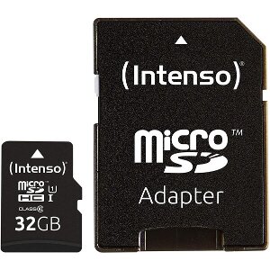 INTENSO 3423480 32GB MICRO SDHC UHS-I PREMIUM CLASS 10 + SD ADAPTER