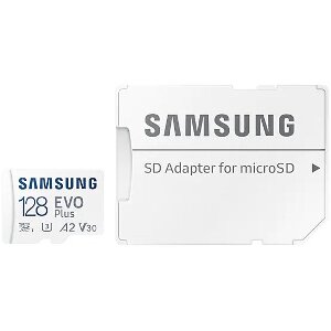 SAMSUNG MB-MC128KA/EU EVO PLUS 128GB MICRO SDXC 2021 UHS-I U3 V30 A2 + ADAPTER