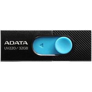 ADATA AUV220-32G-RBKBL UV220 32GB USB 2.0 FLASH DRIVE BLACK/BLUE