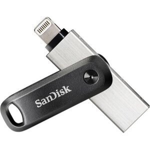 SANDISK SDIX60N-064G-GN6NN IXPAND GO 64GB USB 3.0 TYPE-A AND LIGHTNING FLASH DRIVE