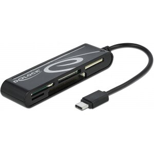 DELOCK 91739 USB 2.0 CARD READER USB TYPE-C MALE 5 SLOTS