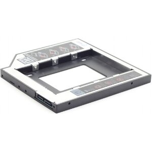 GEMBIRD MF-95-01 SLIM MOUNTING FRAME FOR 2.5'' DRIVE TO 5.25'' BAY FOR DRIVE UP TO 9.5MM