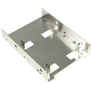 SILVERSTONE SDP08 3.5'' TO 2X2.5'' BAY CONVERTER NICKEL