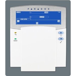 PARADOX K35 32-ZONE HARDWIRED FIXED LCD KEYPAD MODULE