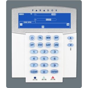 PARADOX K37 32-ZONE WIRELESS FIXED LCD KEYPAD