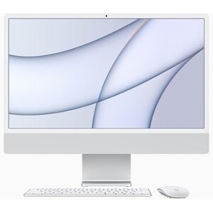 APPLE IMAC MGPC3ZE/A 24'' RETINA 4.5K APPLE M1 8-CORE 8GB 256GB 8-CORE M1 GPU SILVER 2021
