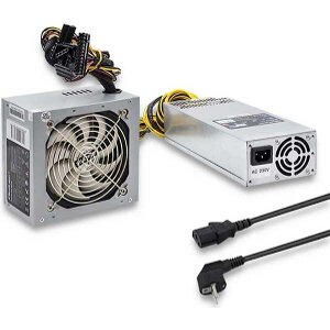 QOLTEC SET PCI-E SMART 1600W + ATX SILENTLINE 350W POWER SUPPLY