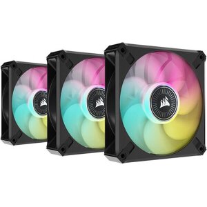 CORSAIR CO-9050113-WW FAN ML120 ELITE AIRGUIDE RGB TRIPLE PACK WITH LIGHTING NODE CORE