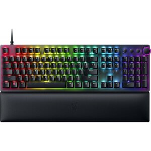 RAZER HUNTSMAN V2 - RGB OPTICAL GAMING KEYBOARD (CLICKY PURPLE SWITCH) - US