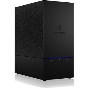 RAIDSONIC ICY BOX IB-RD3621U3 2-BAY RAID ENCLOSURE FOR 3.5'' HDD USB 3.0 BLACK