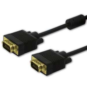 SAVIO CL-29 VGA (M) VGA (M) SHIELDED CABLE + 2 FERRITES 1.8M