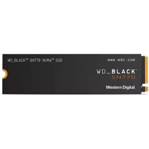 SSD WESTERN DIGITAL WDS100T3X0E SN770 BLACK 1TB NVME PCIE GEN 4.0 X4 M.2 2280