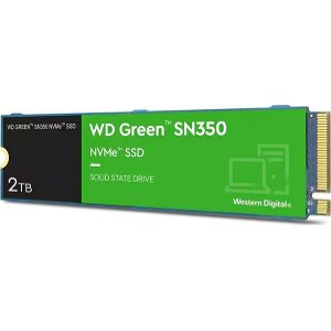 SSD WESTERN DIGITAL WDS200T3G0C GREEN SN350 2TB M.2 NVME PCIE GEN3 X4