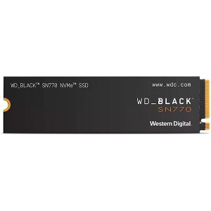 SSD WESTERN DIGITAL WDS500G3X0E SN770 BLACK 500GB NVME PCIE GEN 4.0 X4 M.2 2280