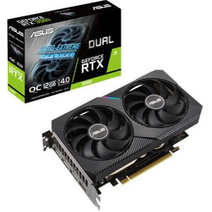 VGA ASUS DUAL OC GEFORCE RTX 3060 DUAL-RTX3060-O12G-V2 12GB GDDR6 PCI-E RETAIL