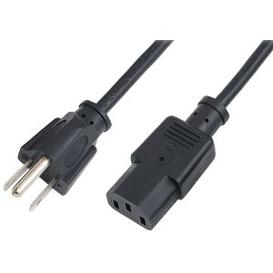 LOGILINK CP099 POWER CORD US NEMA5-15P MALE - SCHUKO IEC 60320-1 (C13) 1.8M BLACK