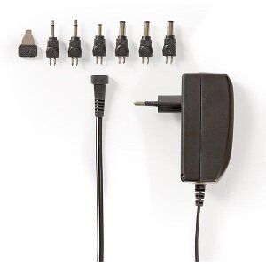 NEDIS ACPA003 UNIVERSAL AC POWER ADAPTER 9.0/12/13.5/15/18/20/24 VDC, 1A-1.5A