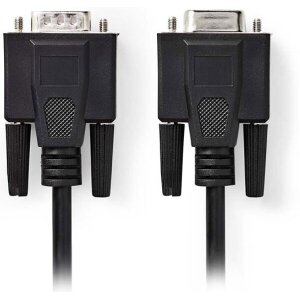 NEDIS CCGP59100BK100 VGA CABLE VGA MALE - VGA FEMALE 10M BLACK