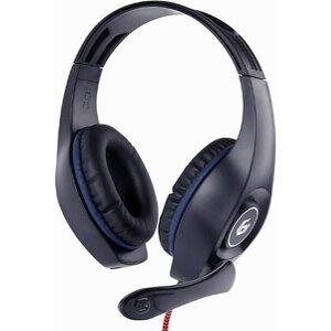 GEMBIRD GHS-05-B GAMING HEADSET WITH VOLUME CONTROL, BLUE-BLACK, 3.5 MM