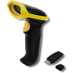 QOLTEC WIRELESS LASER BARCODE SCANNER 1D 2.4GHZ