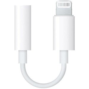 APPLE MMX62 LIGHTNING TO 3.5 MM HEADPHONE JACK ADAPTER WHITE