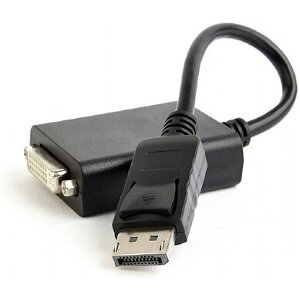 CABLEXPERT A-DPM-DVIF-03 DISPLAYPORT V.1.2 TO DUAL-LINK DVI ADAPTER CABLE BLACK