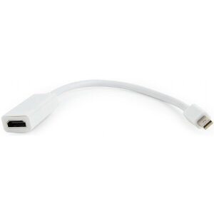 CABLEXPERT A-MDPM-HDMIF-02-W MINI DISPLAYPORT TO HDMI ADAPTER CABLE WHITE
