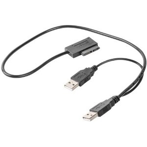 CABLEXPERT A-USATA-01 EXTERNAL USB TO SATA ADAPTER FOR SLIM SATA SSD/DVD