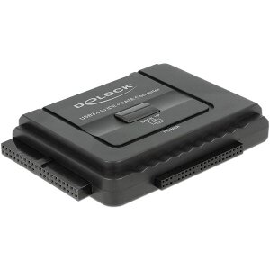 DELOCK 61486 SATA CONVERTER USB3.0 - SATA 6 GB/S / IDE 40 PIN / IDE 44 PIN WITH BACKUP FUNCTION