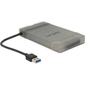 DELOCK 62742 CONVERTER USB 3.0 TYPE-A MALE > SATA 6 GB/S 22 PIN WITH 2.5'' PROTECTION COVER