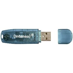 INTENSO 3502450 RAINBOW LINE 4GB USB2.0 FLASH MEMORY BLUE