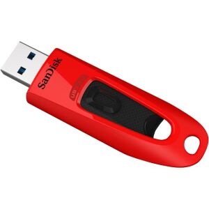 SANDISK ULTRA 32GB USB3.0 FLASH DRIVE RED SDCZ48-032G-U46R