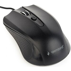 GEMBIRD MUS-4B-01 OPTICAL MOUSE, USB, BLACK